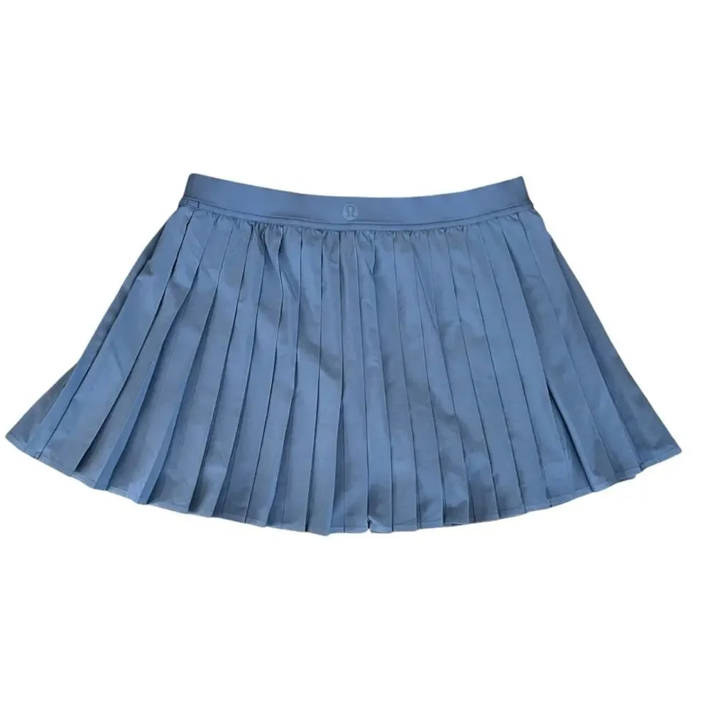 Lululemon Women’s High-Rise Pleated Tennis Skirt Skort in Oasis Blue Size 10